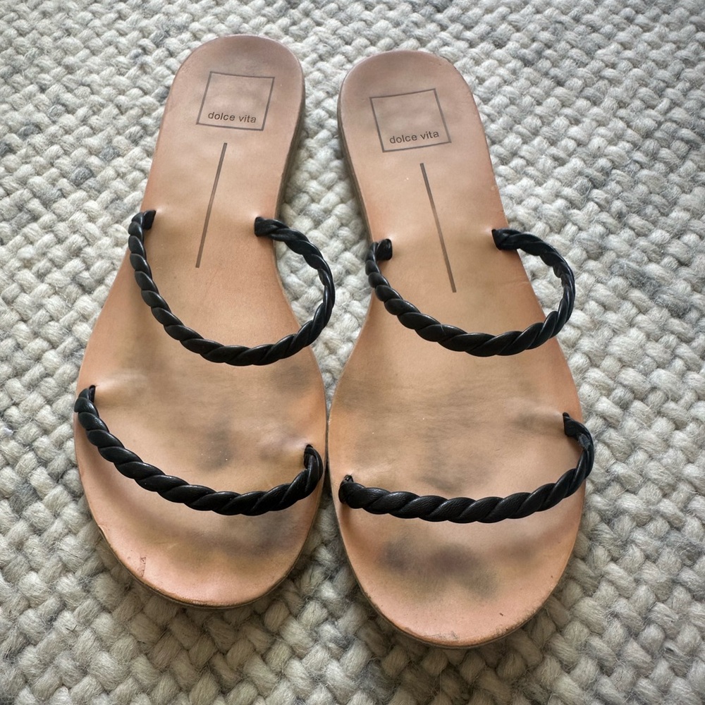 Dolce Vita Black Sandals